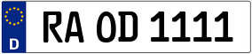 Truck License Plate